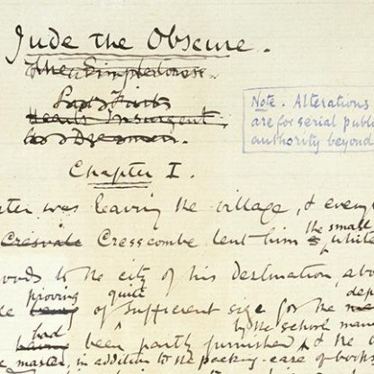 Highlight image for Original manuscript of Thomas Hardy's Jude the Obscure